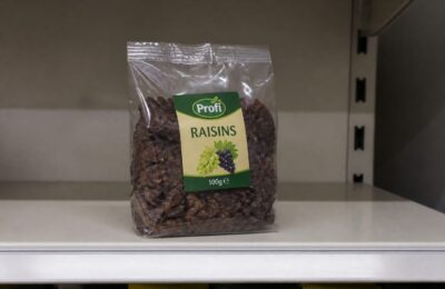 Un sortiment de stafide de 100 de grame vândut la Profi a fost retras din cauza reziduurilor de pesticide