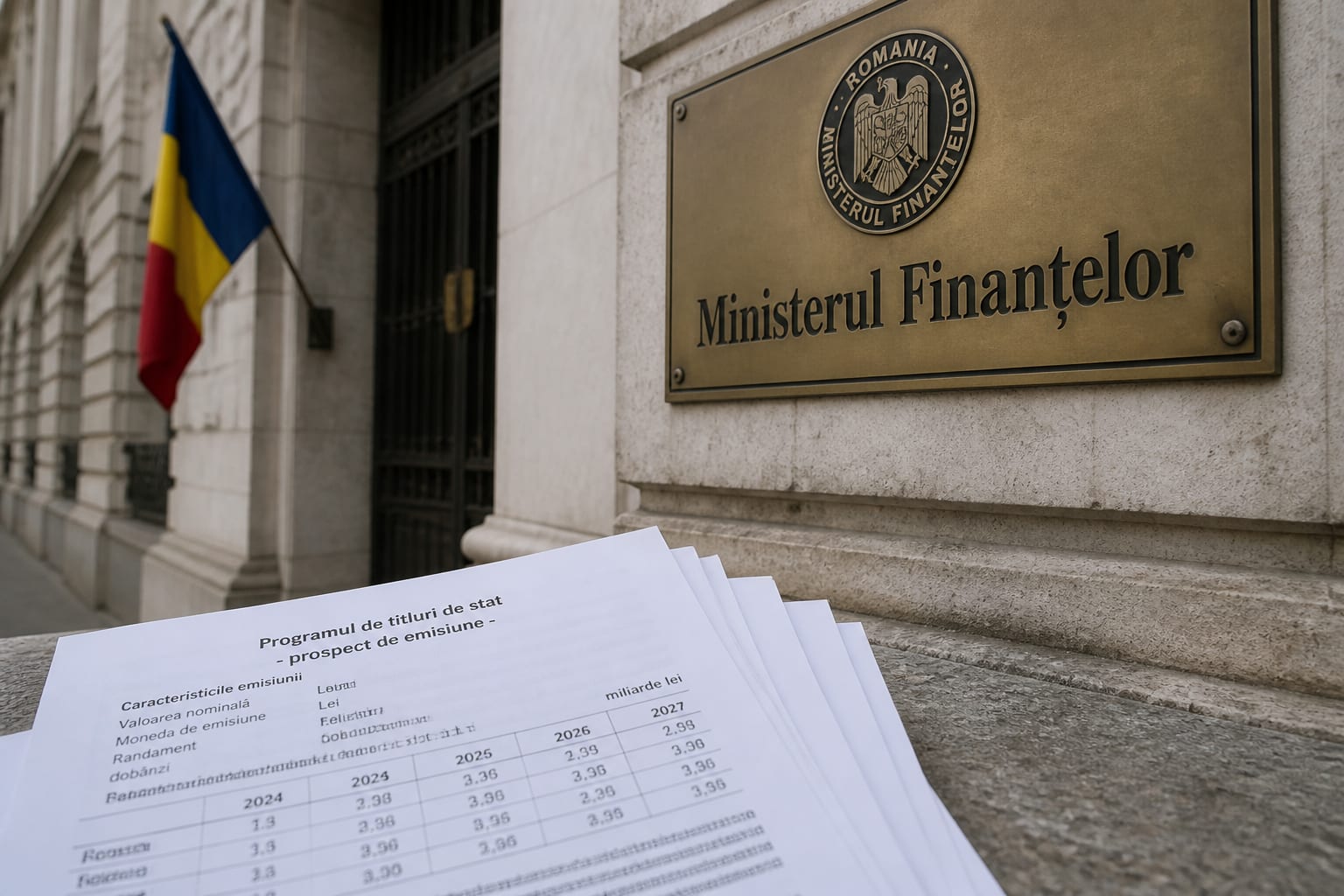 Deficitul bugetar a scăzut la 2,34% din PIB dar dobânzile la datoria publică au crescut cu peste 26 de procente