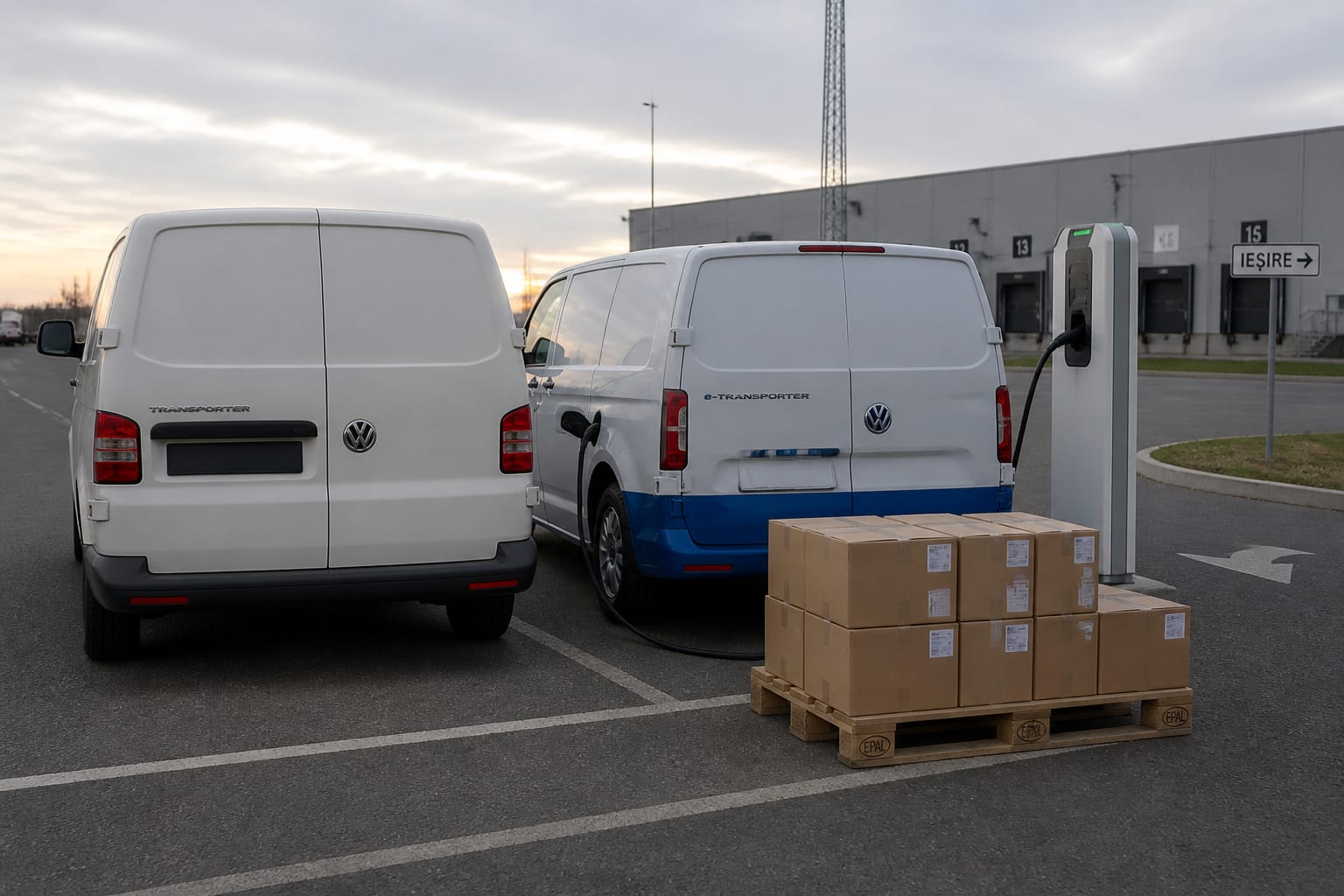 Dieselul domină piața dubelor noi cu 79% în timp ce electricele nu conving transportatorii