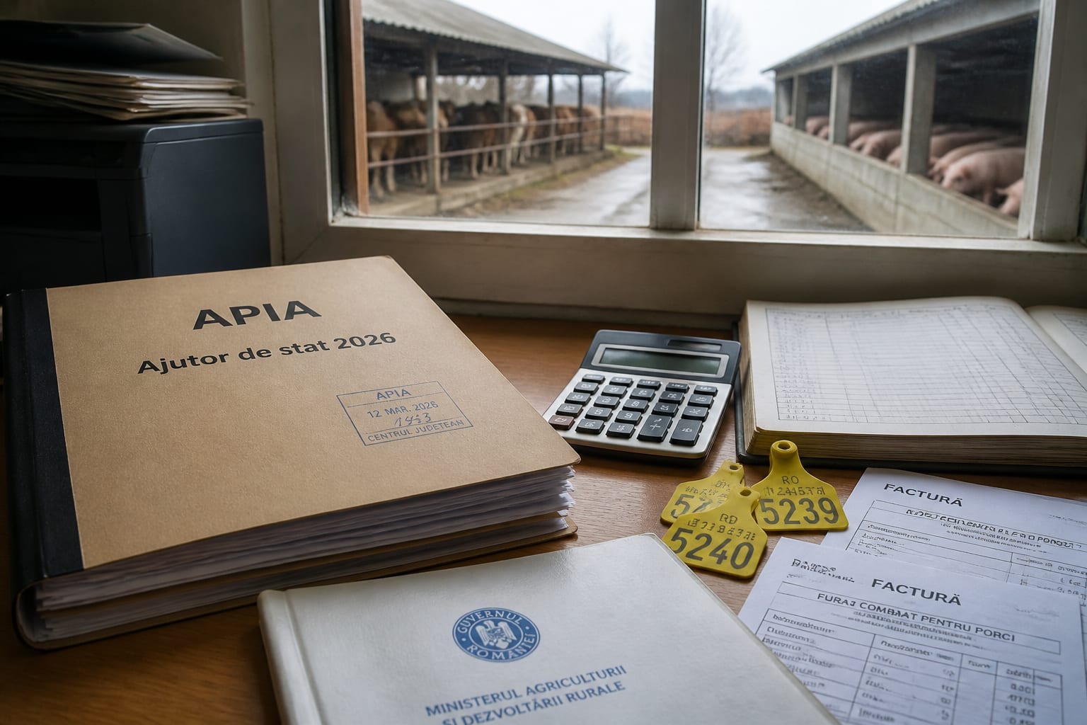 Fermierii din sectoarele suin și bovin vor primi ajutoare de stat de până la 50.000 de euro în 2026