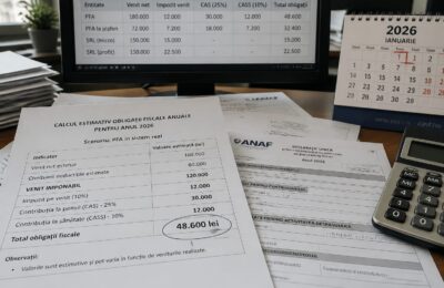 PFA sau SRL în 2026: Noul prag de 48.600 de lei anual schimbă calculul taxelor