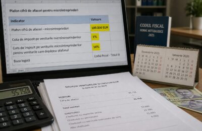 Regimul micro din 2026: plafon de 100.000 de euro și condiții stricte pentru firme