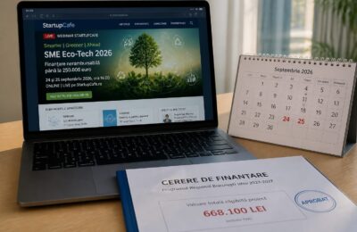 Finanțări de minimum 668.100 lei pentru PFA și microîntreprinderi prin programul SME Eco-Tech 2026