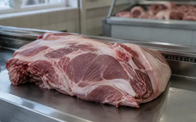 Bucată mare de carne de porc