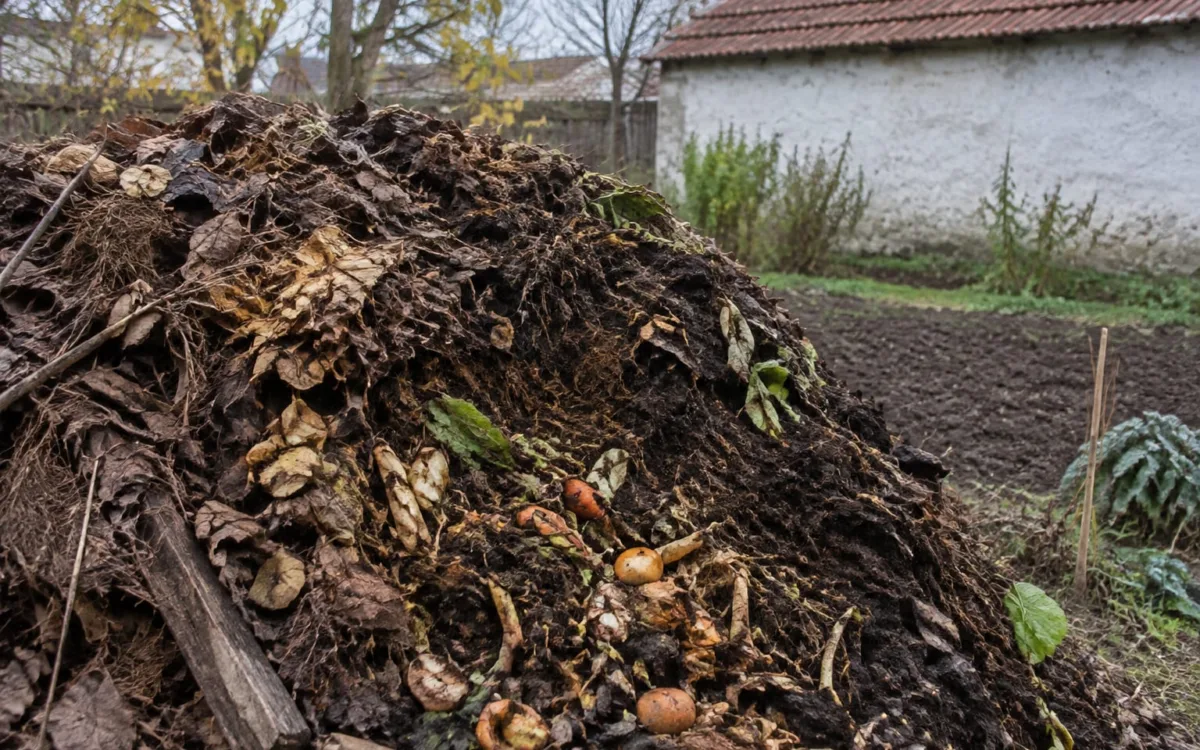 Compost matur pentru straturile de toamnă