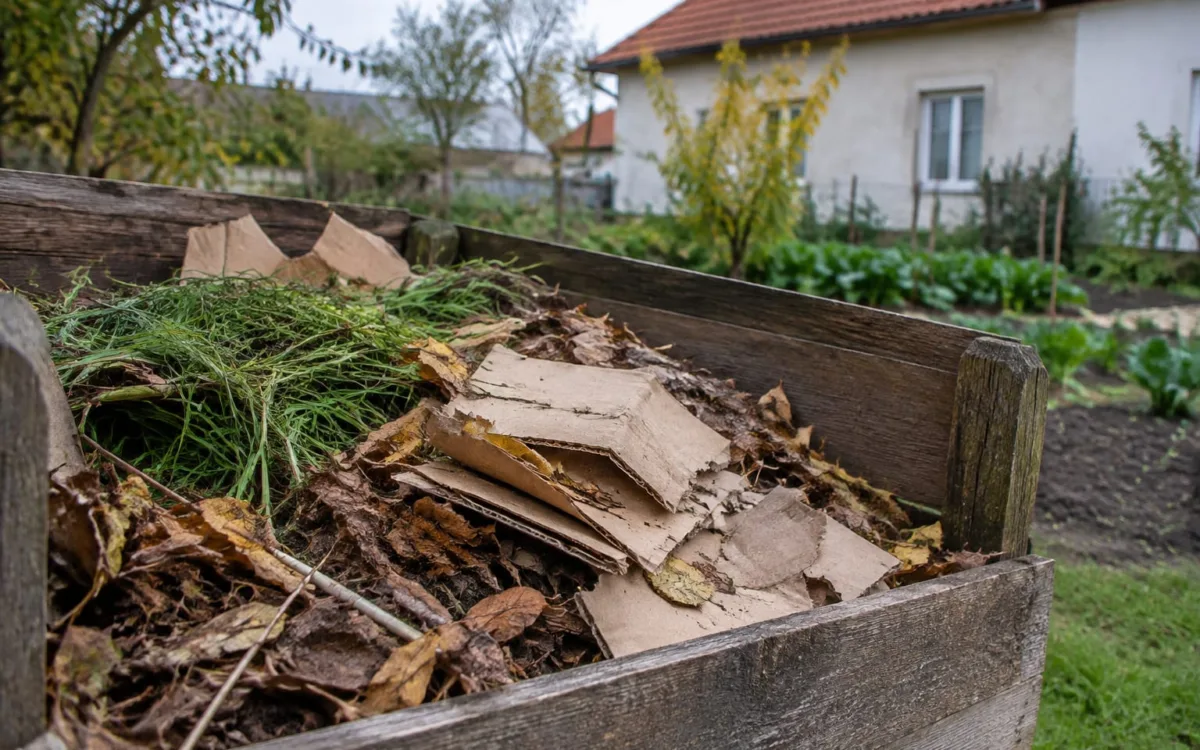 Compostare în gospodărie cu carton biodegradabil