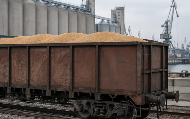 Vagoane pentru exporturile de cereale